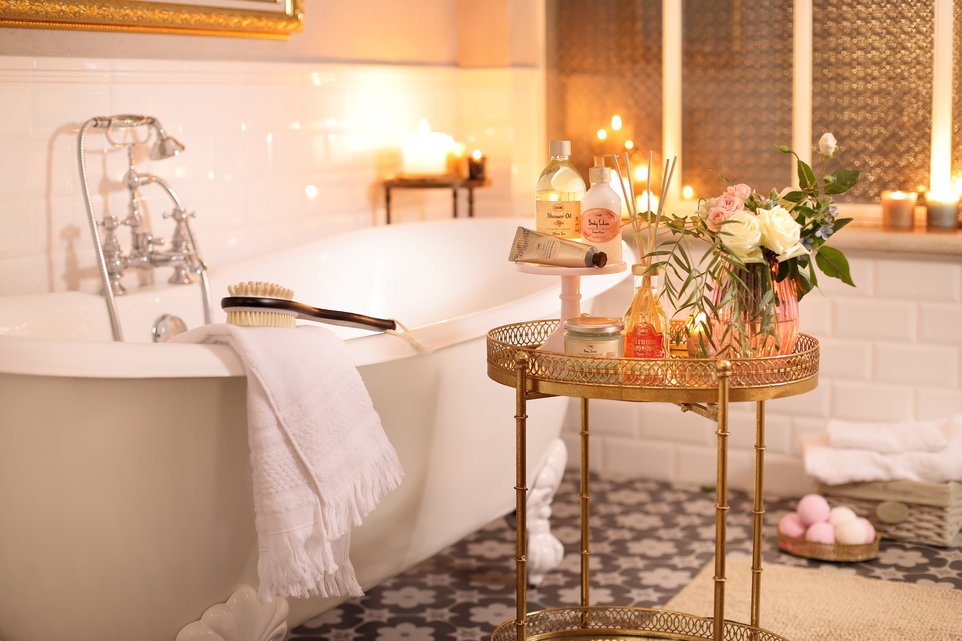 Baño aromático relajante